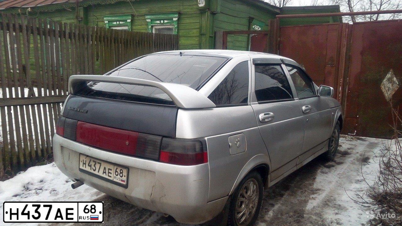 Фото автомобиля LADA 2112, 2002 — госномер Н437АЕ68. Цвет: СВЕТЛО-СЕРЕБРИСТЫЙ МЕТАЛЛ