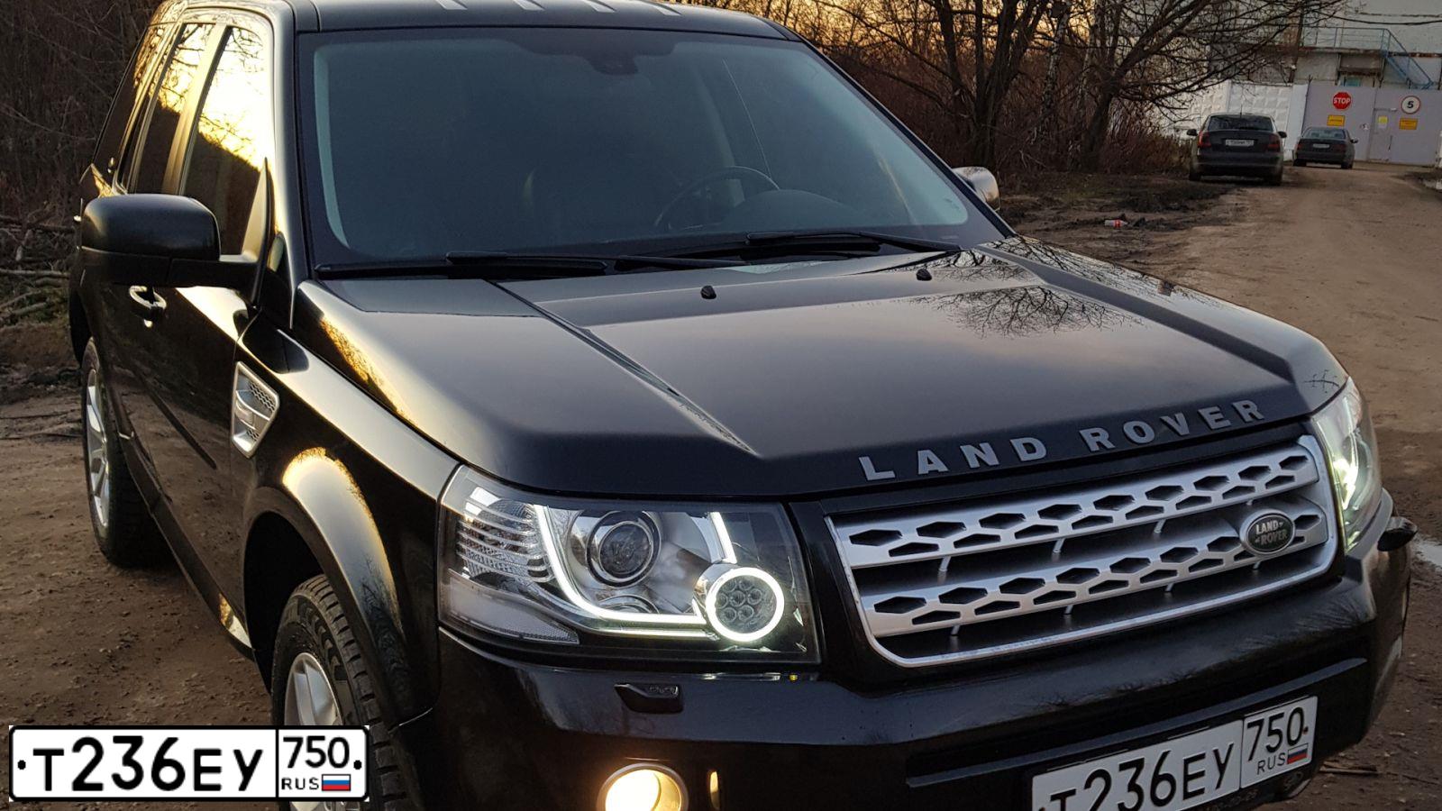 Фото автомобиля LANDROVER FREELANDER, 2014 — госномер В146ЕО37. Цвет: ЧЕРНЫЙ
