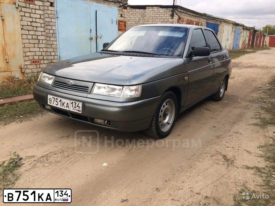 Фото автомобиля BOGDAN 2110/2111, 2011 — госномер В751КА134. Цвет: ТЕМНО-СЕРЫЙ