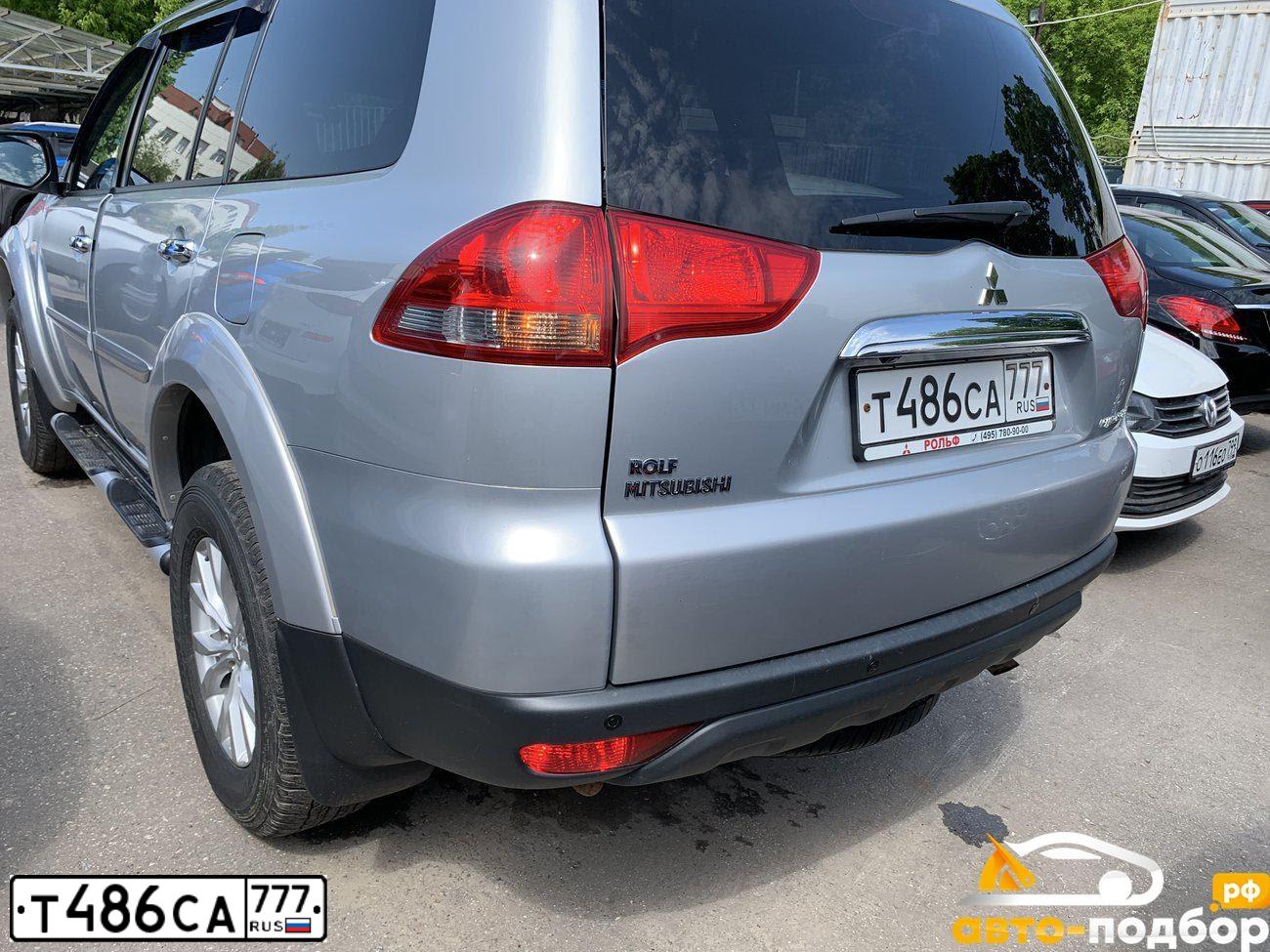 Фото автомобиля MITSUBISHI PAJERO SPORT, 2015 — госномер О917АЕ32. Цвет: СЕРЕБРИСТЫЙ