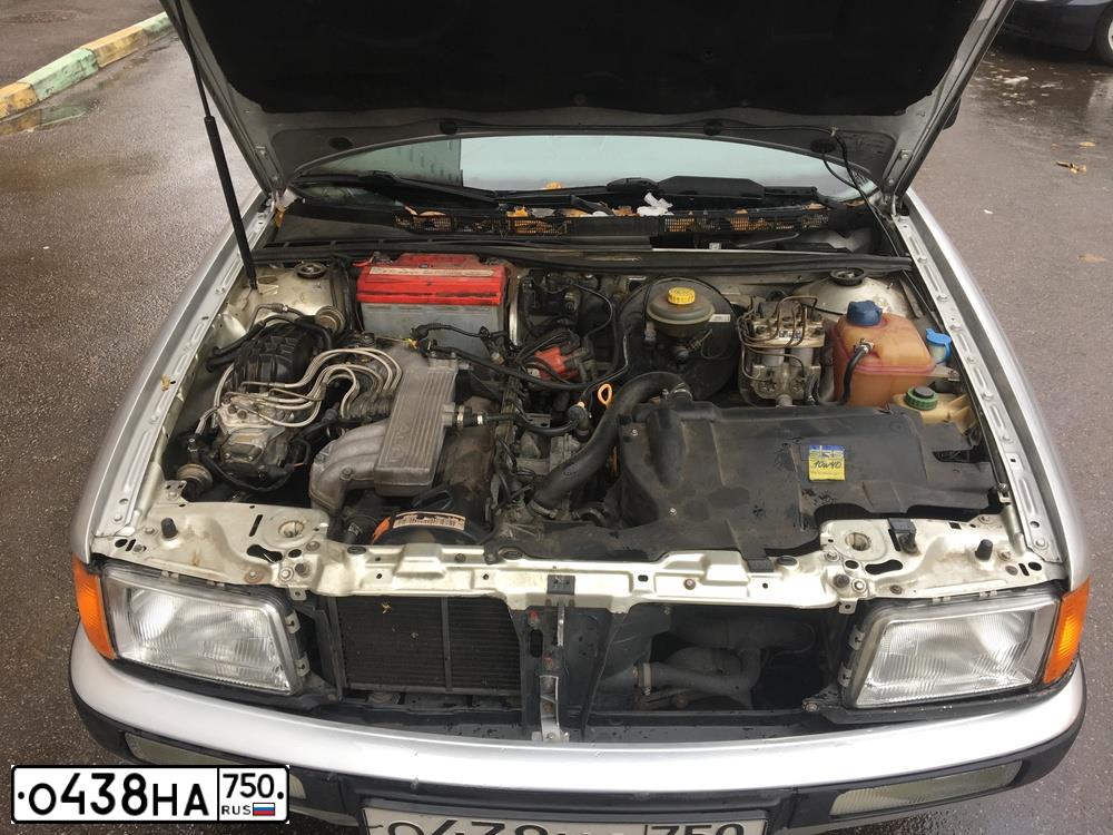 Фото автомобиля AUDI 80, 1993 — госномер Н207ЕА136. Цвет: Серебристый
