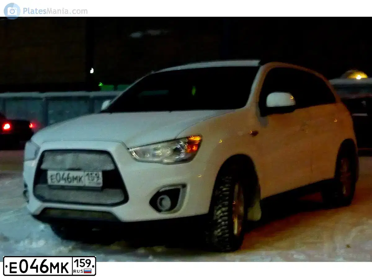 Фото автомобиля MITSUBISHI ASX, 2013 — госномер Е046МК159