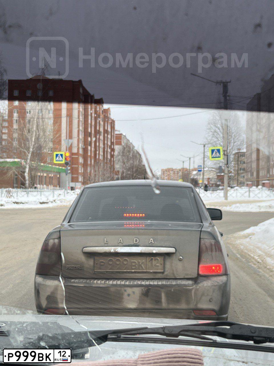 Фото автомобиля LADA PRIORA, 2018 — госномер С803КК05. Цвет: ЧЕРНЫЙ