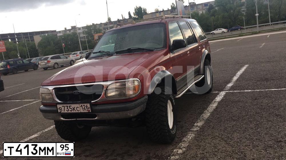 Фото автомобиля FORD EXPLORER, 1995 — госномер Т413ММ95. Цвет: КОМБИНИРОВАННЫЙ