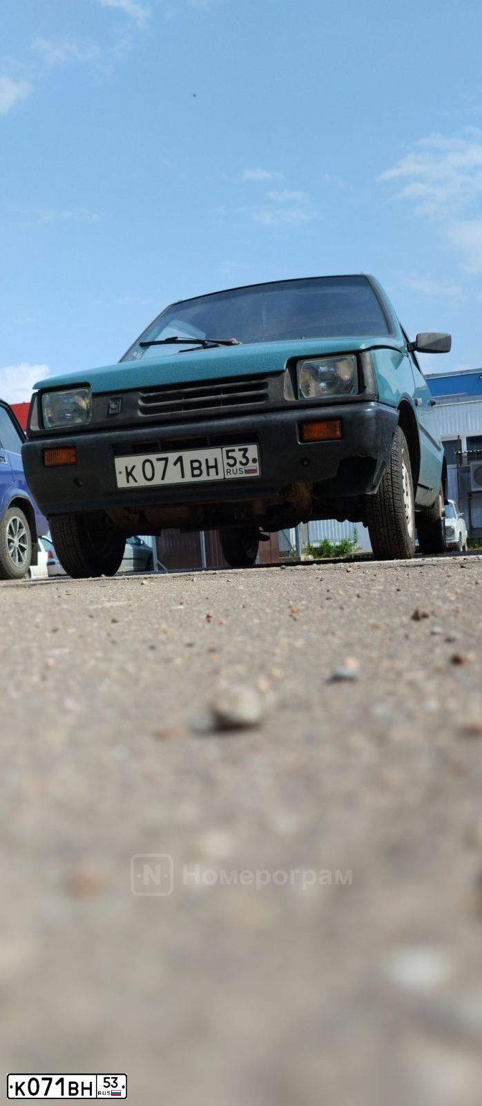 Фото автомобиля SEAZ OKA, 2003 — госномер К071ВН53. Цвет: НИАГАРА