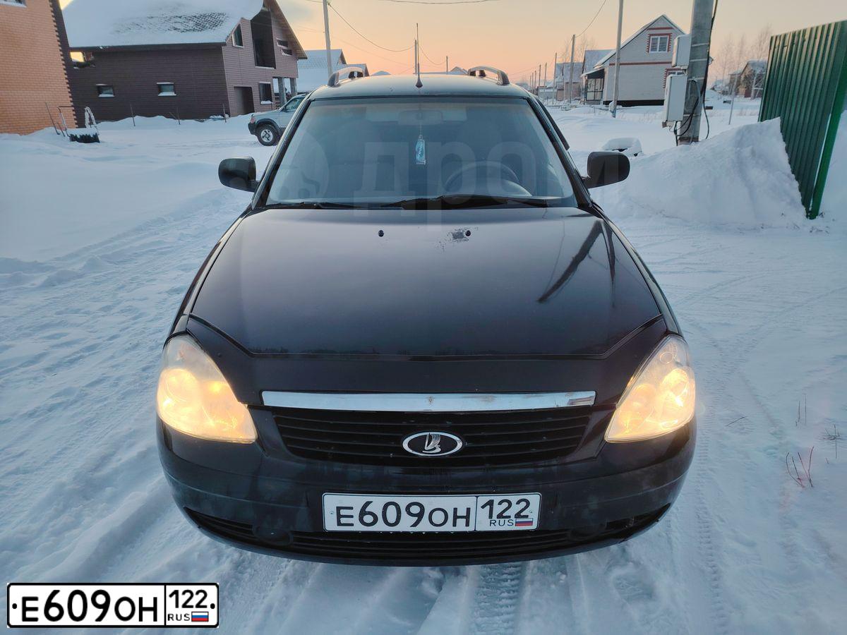 Фото автомобиля LADA 2171 PRIORA, 2012 — госномер Е609ОН122. Цвет: СИНЕ-ЧЕРНЫЙ