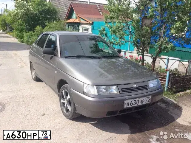 Фото автомобиля LADA 2112, 2007 — госномер А630НР73. Цвет: СЕРЕБРИСТО-КОРИЧНЕВЫЙ