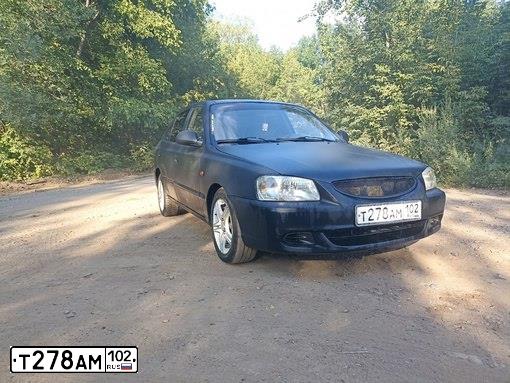 Фото автомобиля TAGAZ ACCENT, 2006 — госномер Т278АМ102. Цвет: ЧЕРНЫЙ