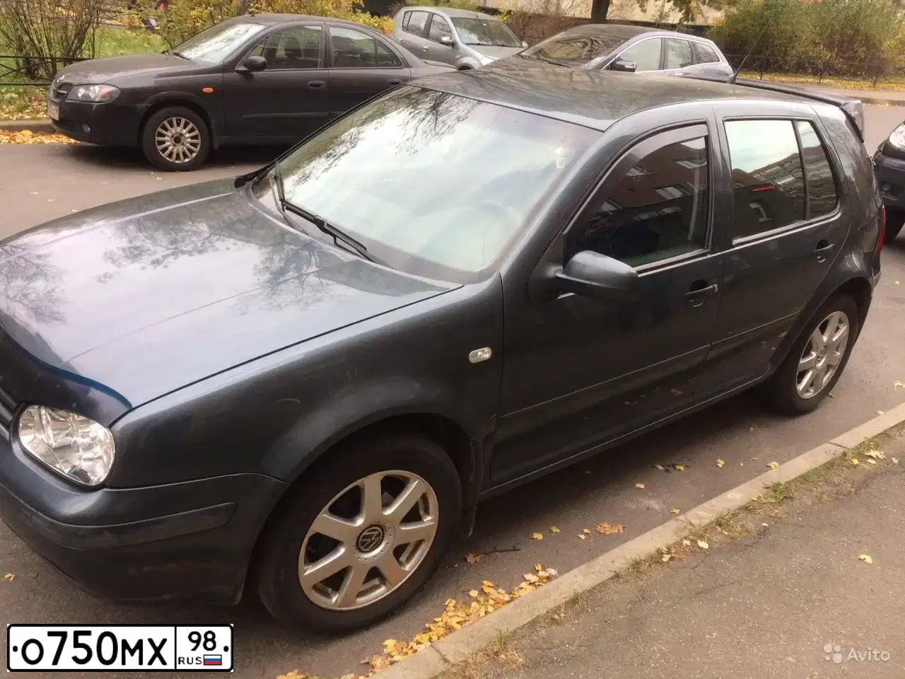 Фото автомобиля VOLKSWAGEN GOLF, 1999 — госномер Н525ОВ159. Цвет: ТЕМНО-СЕРЫЙ