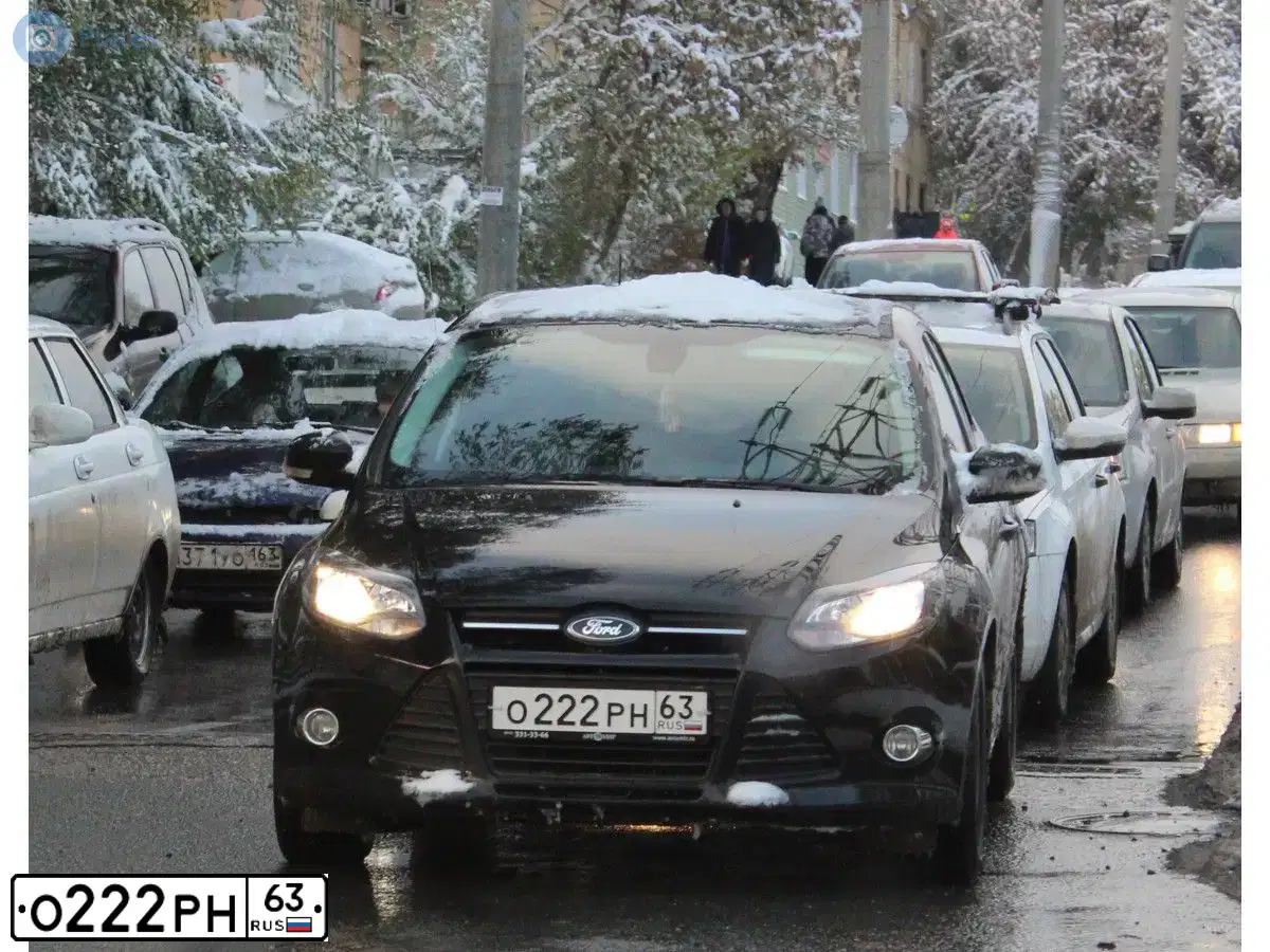 Фото автомобиля FORD MONDEO, 2006 — госномер О222РН63. Цвет: СИНИЙ