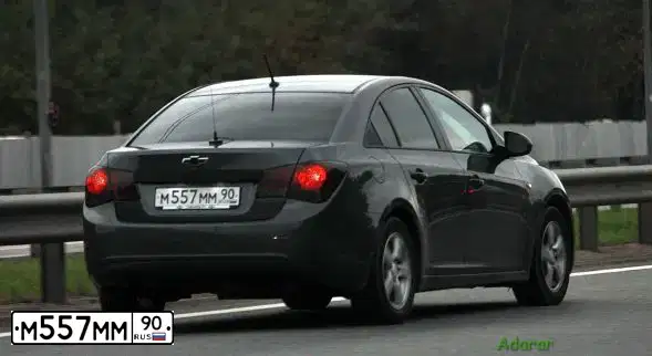 Фото автомобиля BMW SERIE 5, 2012 — госномер М557ММ90. Цвет: ЧЕРНЫЙ