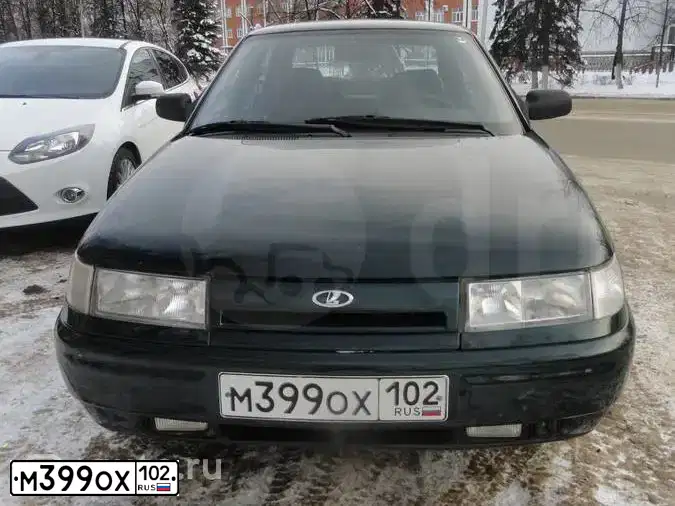 Фото автомобиля LADA 2110, 2003 — госномер М399ОХ102. Цвет: Темно-зеленый