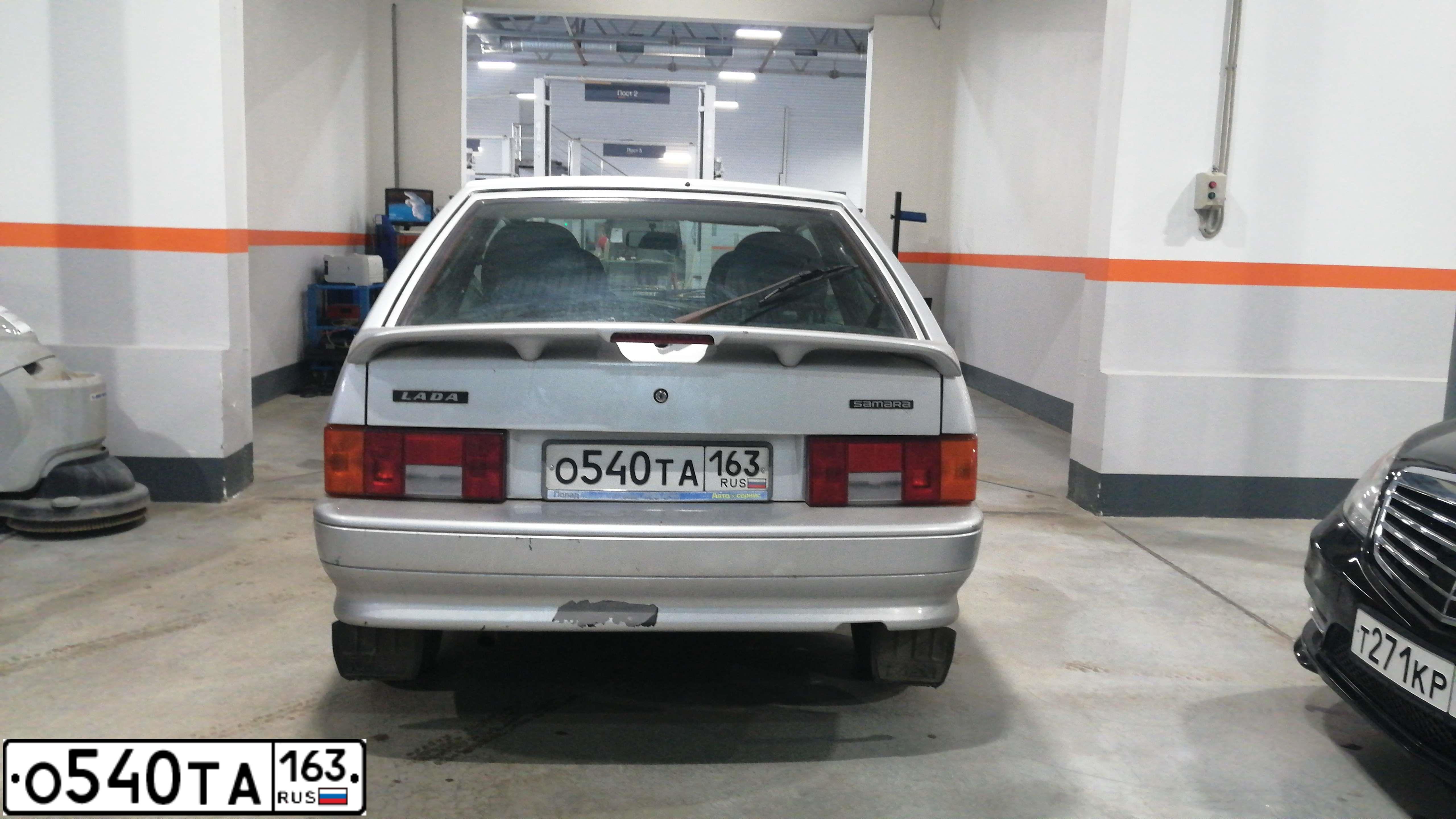 Фото автомобиля LADA 2113 SAMARA, 2011 — госномер О540ТА163. Цвет: СВЕТЛО-СЕРЕБРИСТЫЙ МЕТАЛЛ