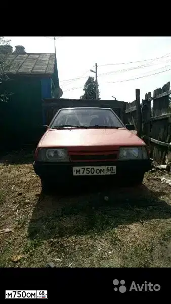 Фото автомобиля LADA 2109 SAMARA, 1988 — госномер М750ОМ68. Цвет: РУБИН