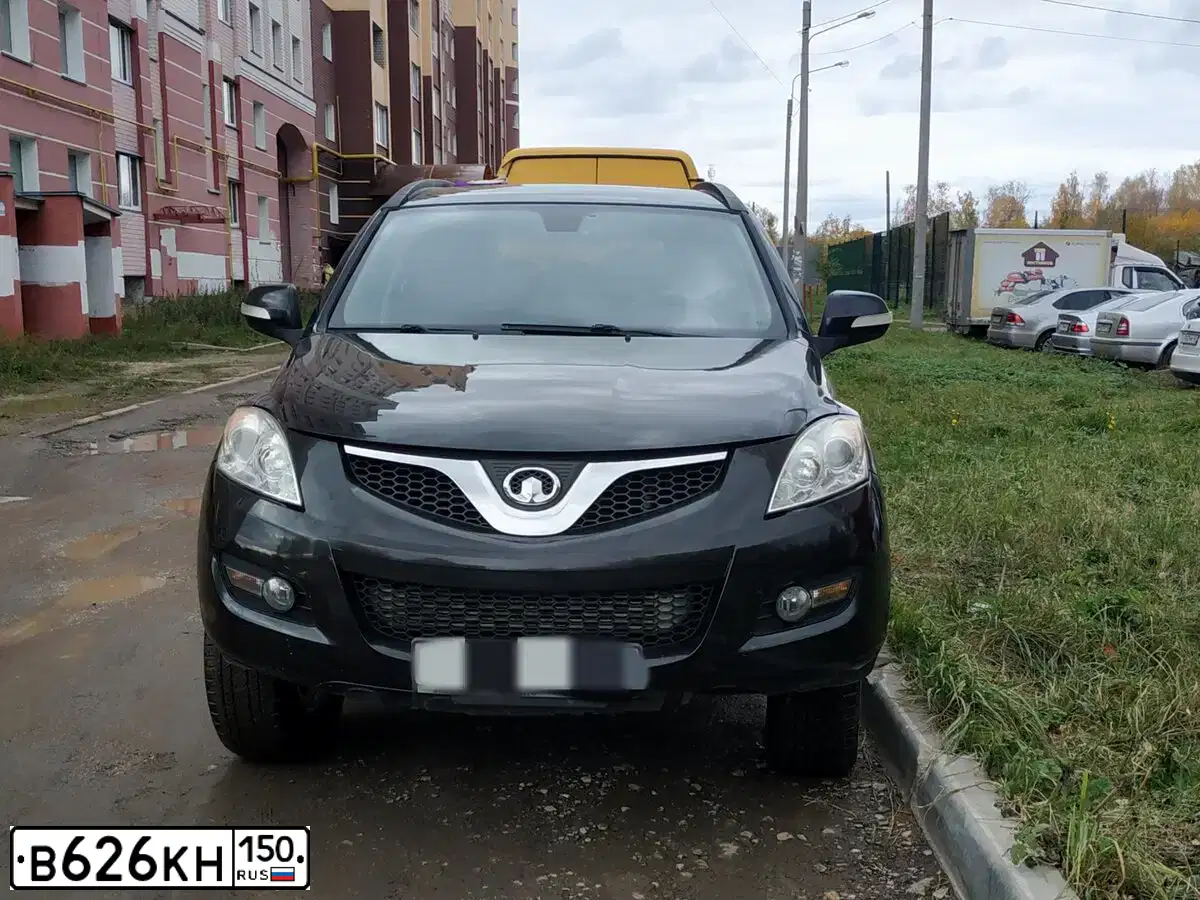 Фото автомобиля GREAT WALL HOVER, 2011 — госномер Р804РА68. Цвет: ЧЕРНЫЙ