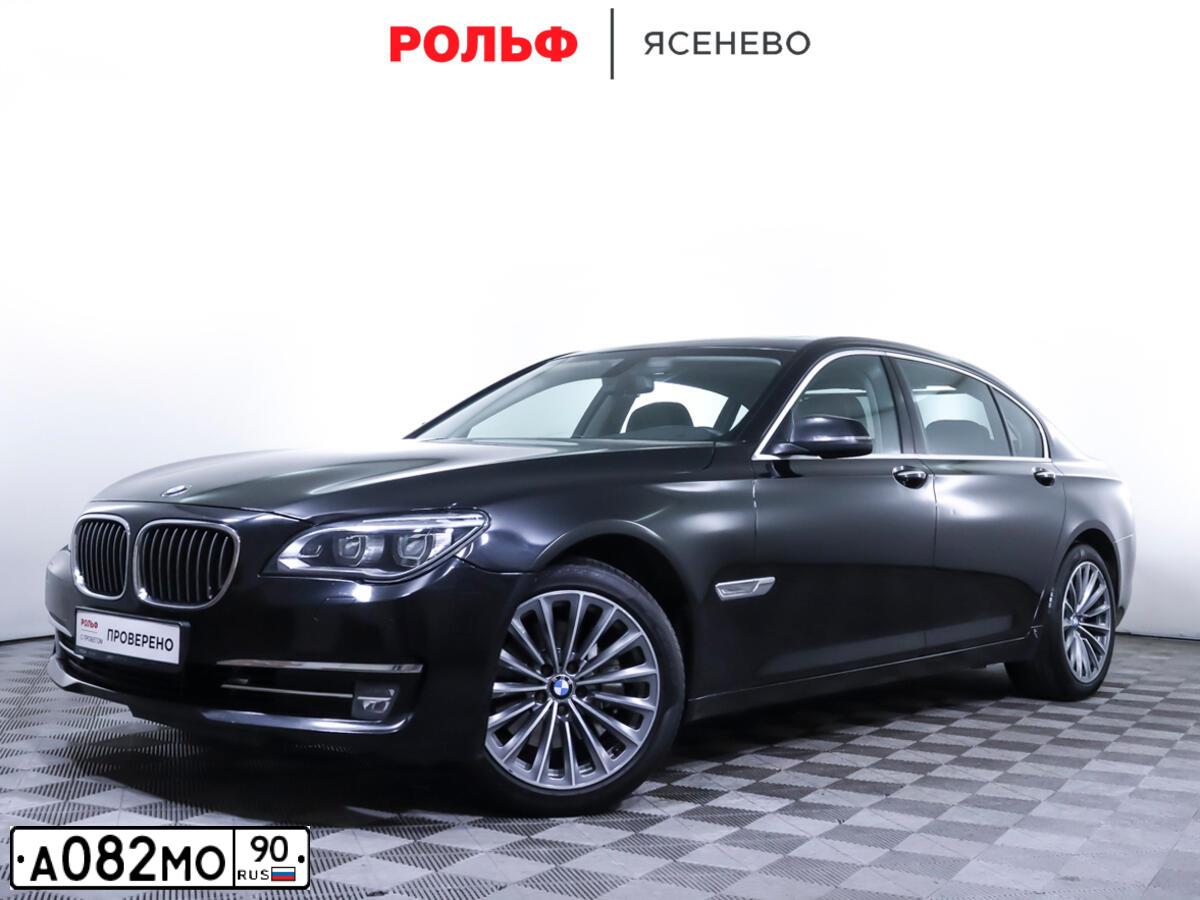 Фото автомобиля BMW SERIE 7, 2015 — госномер Т137УУ790. Цвет: ЧЕРНЫЙ