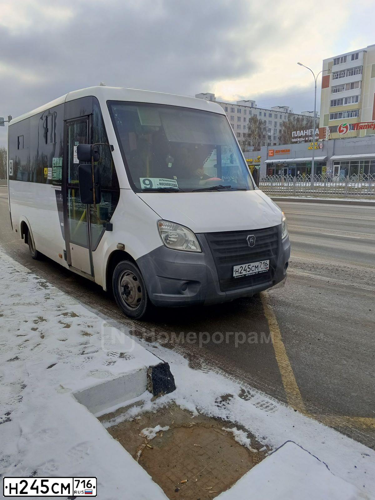 Фото автомобиля GAZ 3221 EL, 2017 — госномер Н245СМ716. Цвет: Белый