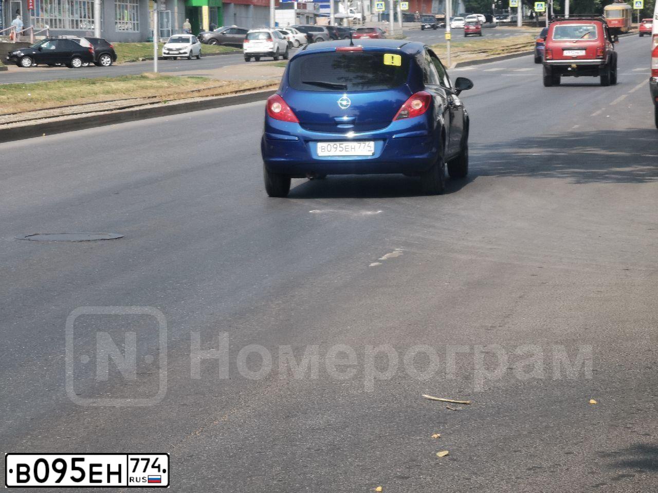 Фото автомобиля OPEL CORSA, 2008 — госномер К747ВТ102. Цвет: синий