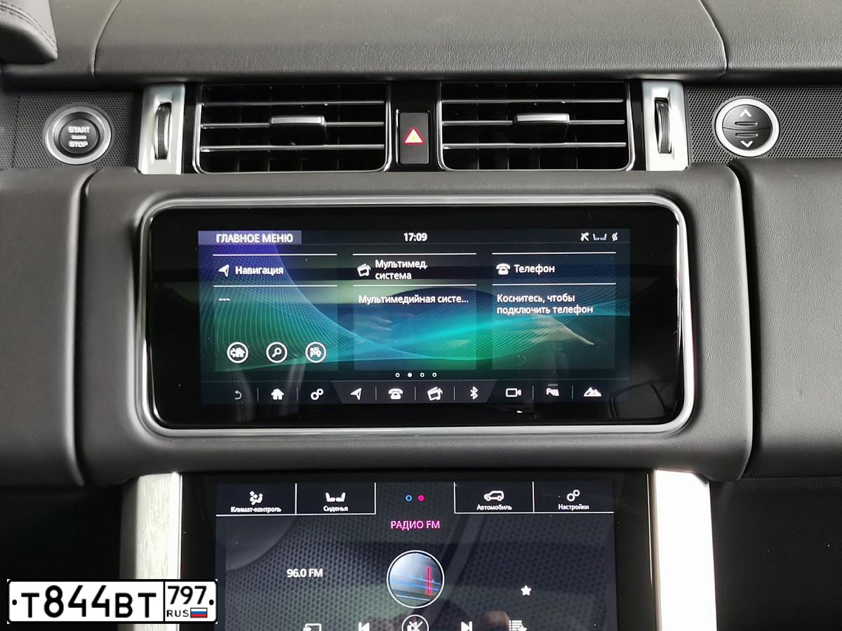 Фото автомобиля LAND ROVER RANGE ROVER, 2021 — госномер Р741АК82. Цвет: ЧЕРНЫЙ