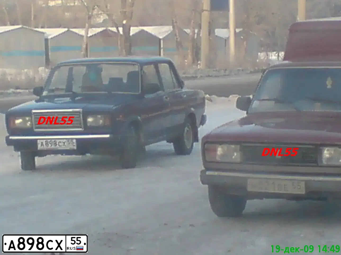 Фото автомобиля LADA 2107, 1999 — госномер А898СХ55. Цвет: СИНИЙ