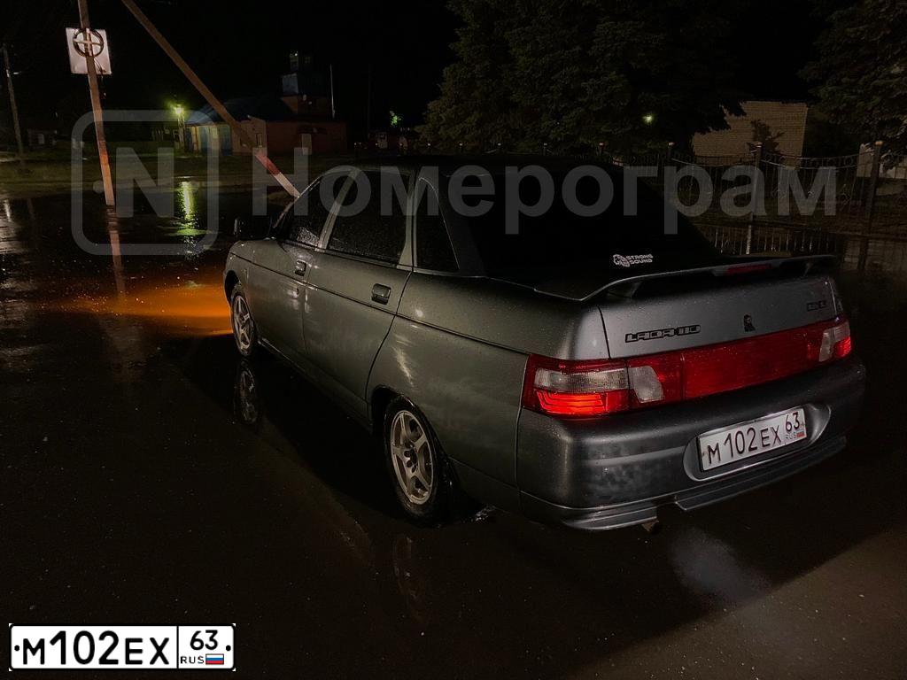 Фото автомобиля LADA 2110, 2004 — госномер Х962ВМ181. Цвет: средний серо-зеленый металлик