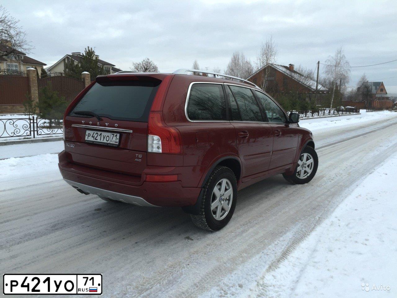Фото автомобиля VOLVO XC90, 2012 — госномер С900ВО71. Цвет: Красный