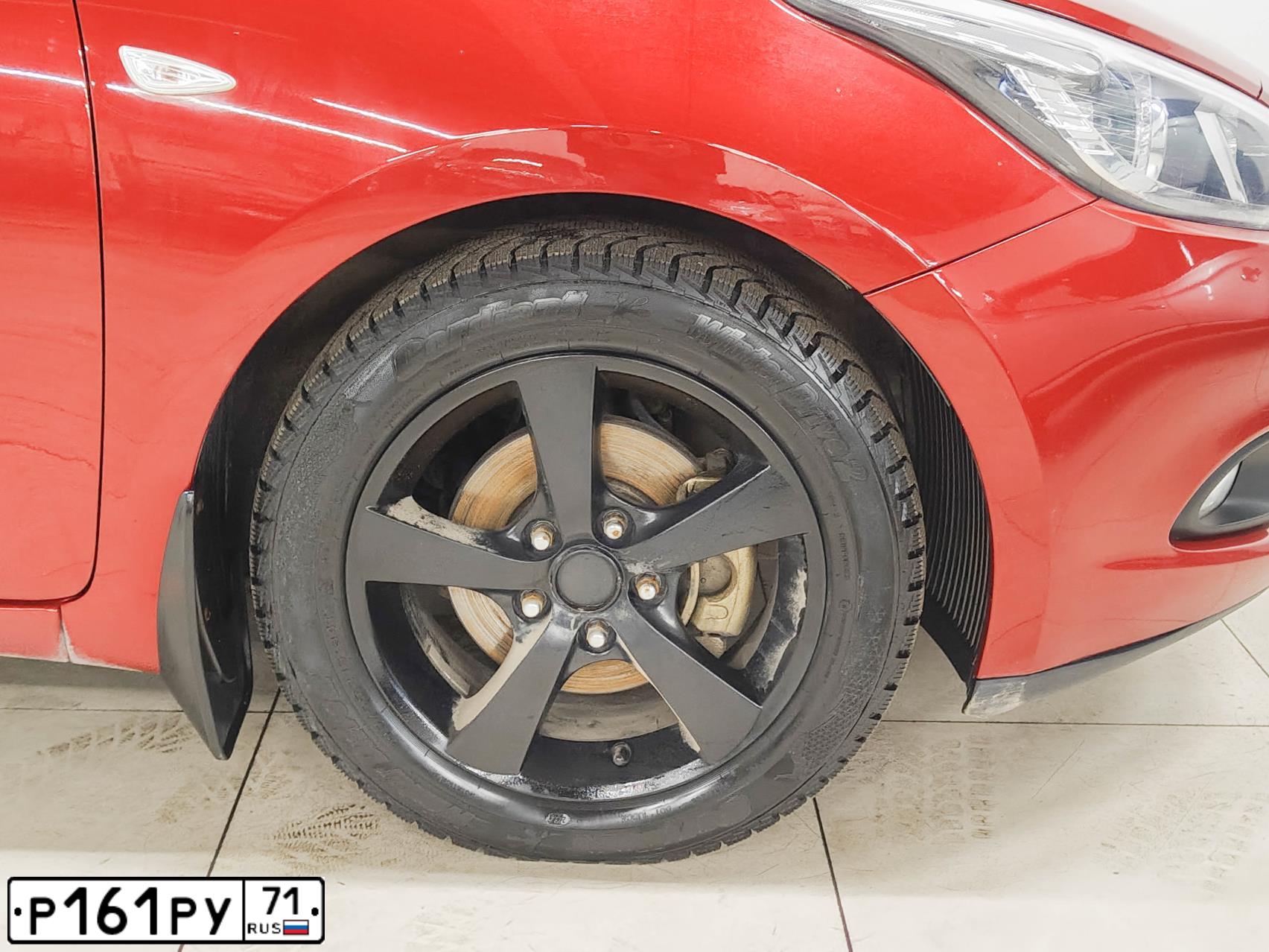 Фото автомобиля KIA CEE'D, 2014 — госномер Р121РУ71. Цвет: Красный