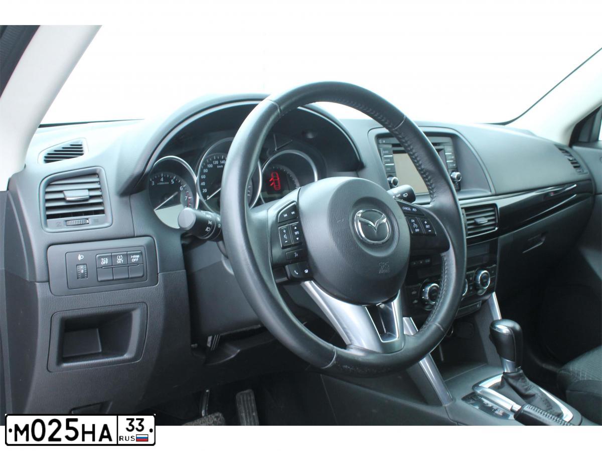Фото автомобиля MAZDA CX-5, 2014 — госномер А306СУ57. Цвет: Серебристый