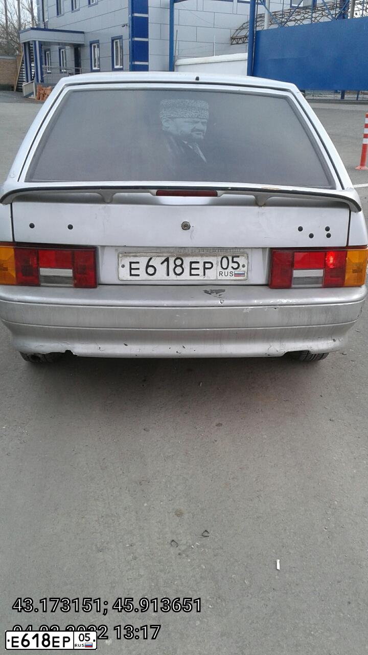 Фото автомобиля LADA 2114, 2004 — госномер Е770ХО95. Цвет: СВЕТЛО-СЕРЕБ МЕТАЛЛ.