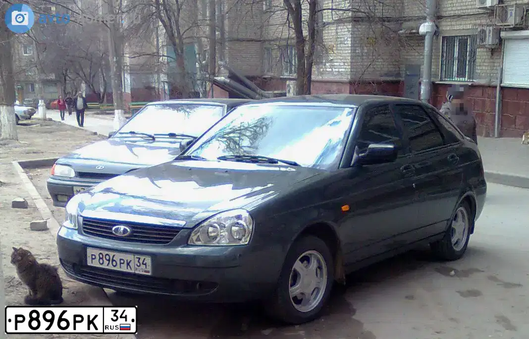 Фото автомобиля LADA 2172 PRIORA, 2010 — госномер А845РХ134. Цвет: СЕРО СИНЕ ЗЕЛЕНЫЙ