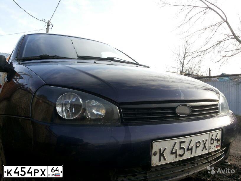 Фото автомобиля LADA 1118 KALINA, 2008 — госномер К454РХ64. Цвет: СИНЕ - ФИОЛЕТОВЫЙ