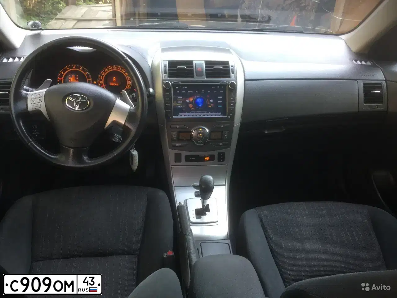 Фото автомобиля TOYOTA COROLLA, 2007 — госномер С909ОМ43. Цвет: СЕРЫЙ