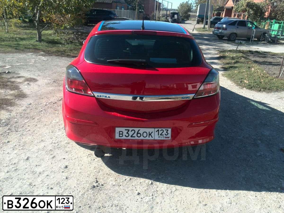 Фото автомобиля OPEL ASTRA, 2007 — госномер В399НК37. Цвет: Красный