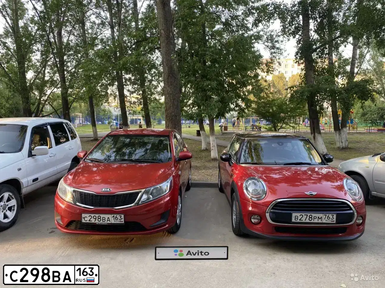 Фото автомобиля KIA RIO, 2012 — госномер С298ВА163. Цвет: Красный