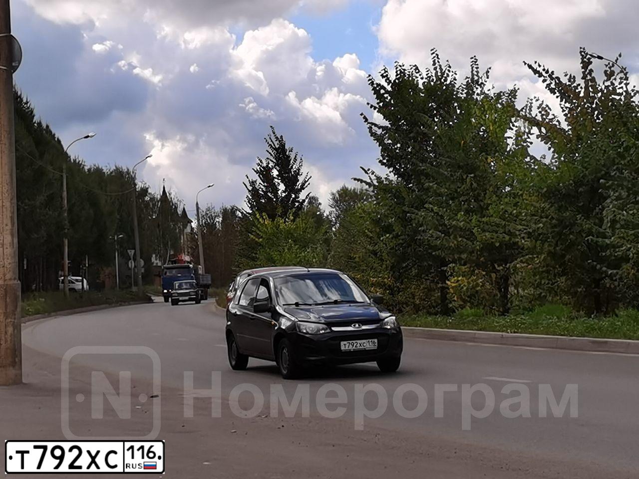 Фото автомобиля ЛАДА 219270 ЛАДА КАЛИНА, 2014 — госномер О301ТО716. Цвет: Серо-Синий