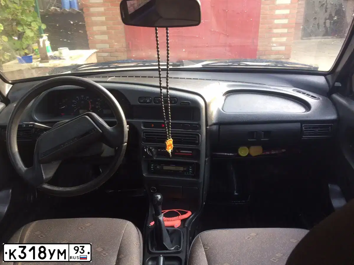 Фото автомобиля LADA 2114 SAMARA, 2005 — госномер К318УМ93. Цвет: СЕРЕБРИСТО-ЖЕЛТЫЙ