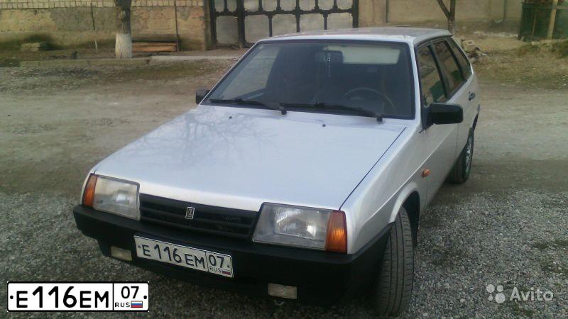 Фото автомобиля LADA 2109, 2003 — госномер Р307МО07. Цвет: СЕРЕБРИСТЫЙ МЕТАЛЛИК