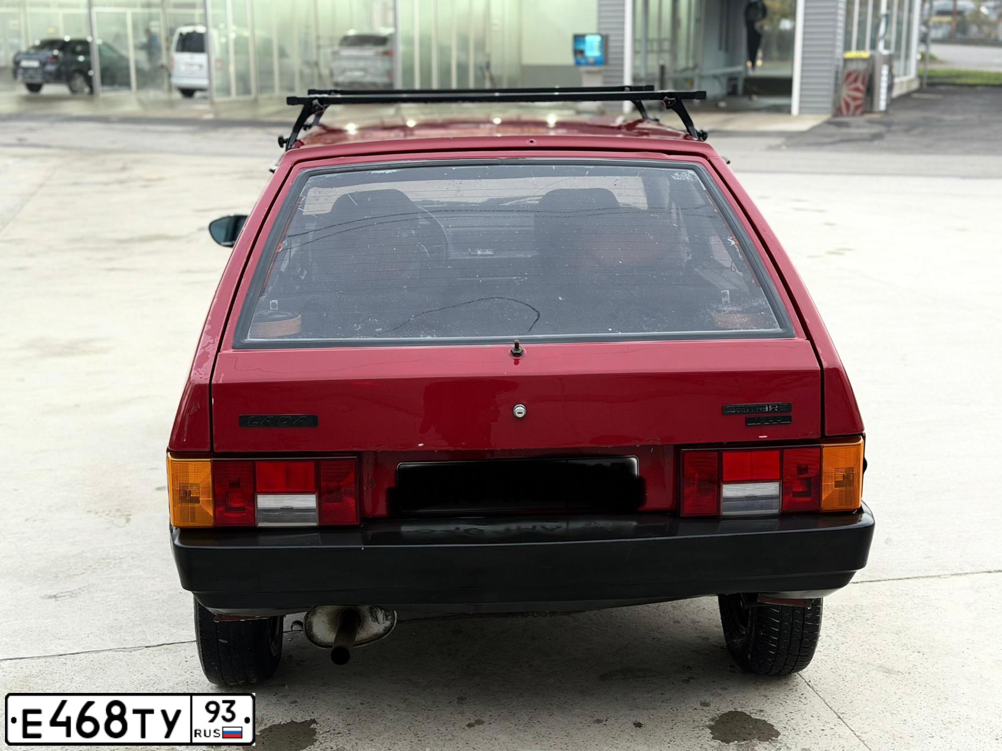 Фото автомобиля LADA 2109 SAMARA, 1993 — госномер О481МА193. Цвет: ВИШНЕВЫЙ