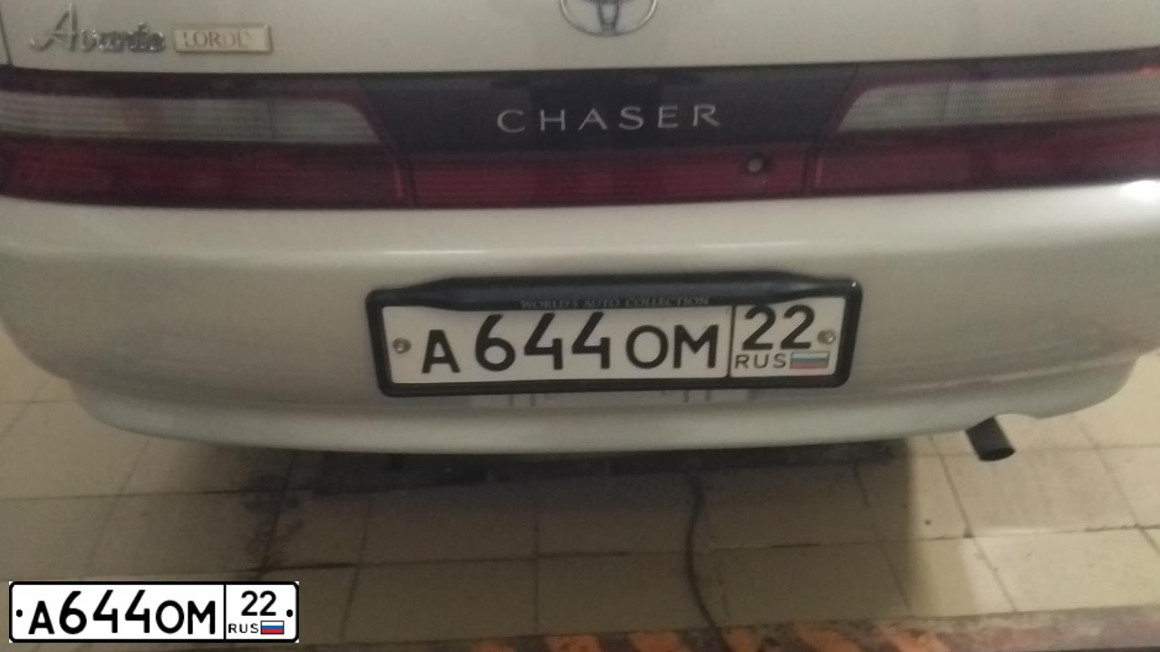 Фото автомобиля TOYOTA CHASER, 1995 — госномер А644ОМ22
