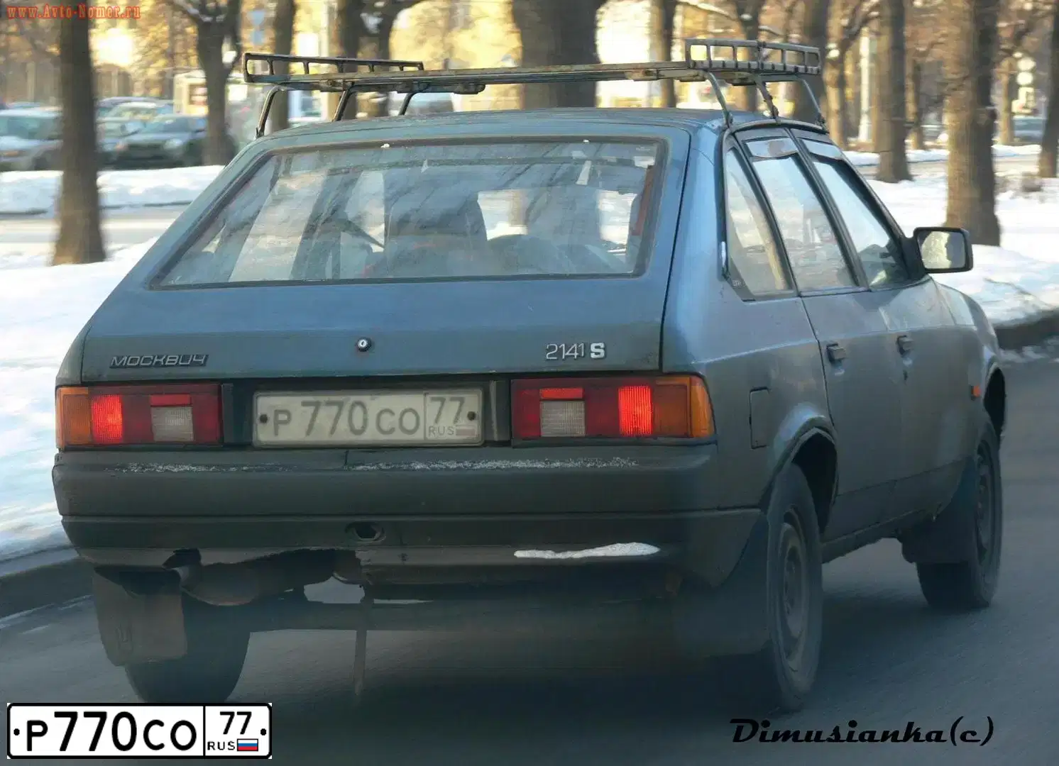 Фото автомобиля AZLK MOSKWITSCH 2141, 1994 — госномер Р770СО77. Цвет: НЕ УСТАНОВЛЕН