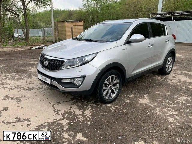 Фото автомобиля KIA SLS (SPORTAGE,SL,SLS), 2014 — госномер А802УА62. Цвет: ПЕРЛАМ.-СЕРЕБРИСТЫЙ