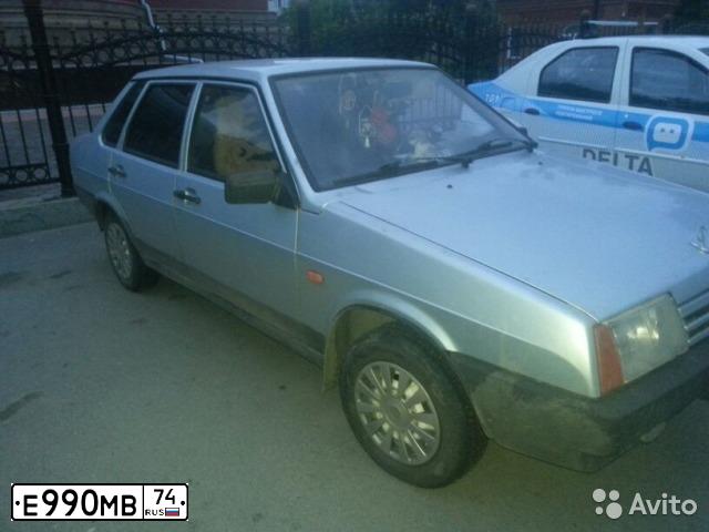 Фото автомобиля LADA 2109 SAMARA, 1998 — госномер Е990МВ74. Цвет: СЕРЕБРИСТО-ГОЛУБОЙ