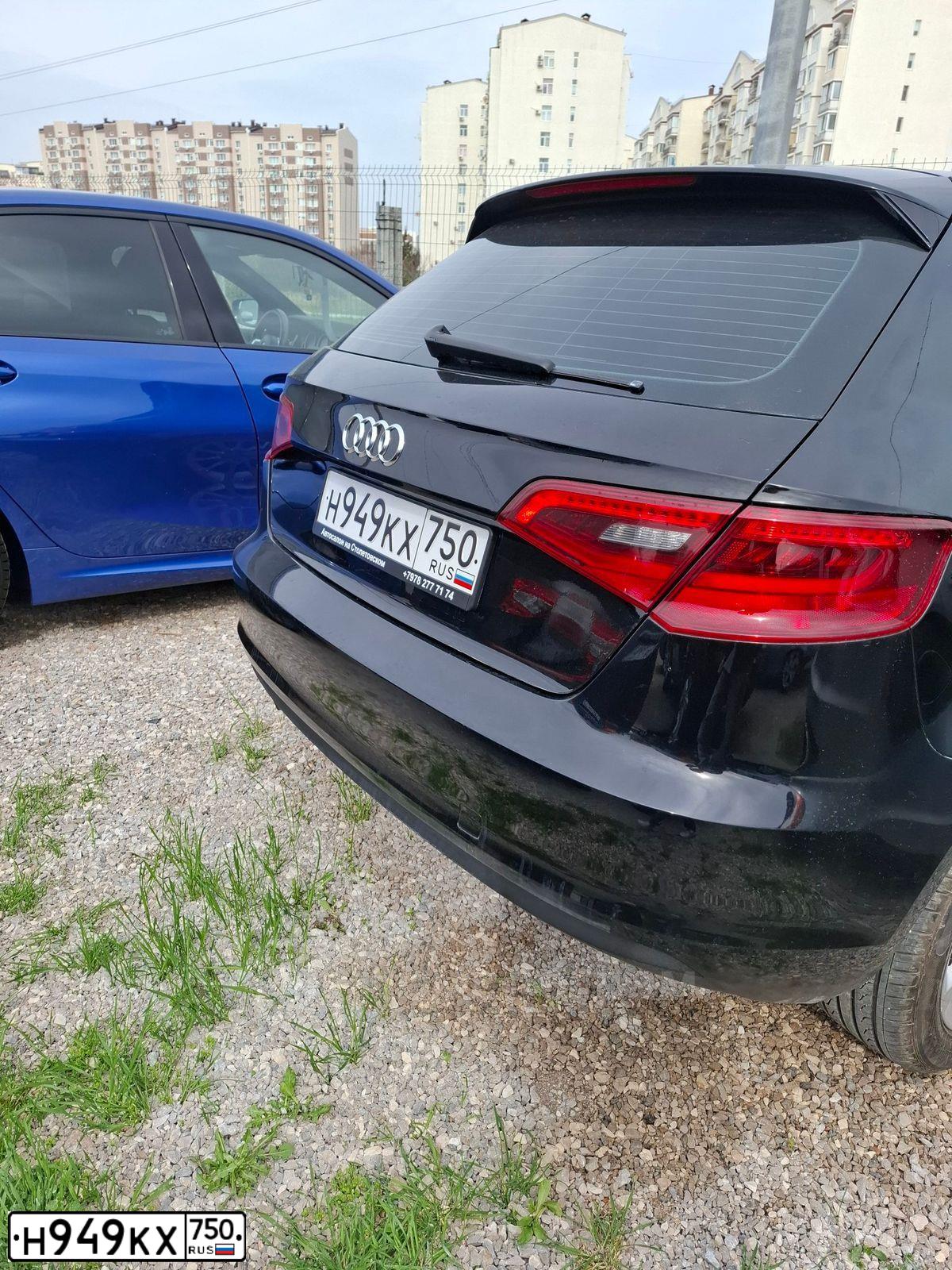 Фото автомобиля AUDI A3, 2015 — госномер В978КУ92