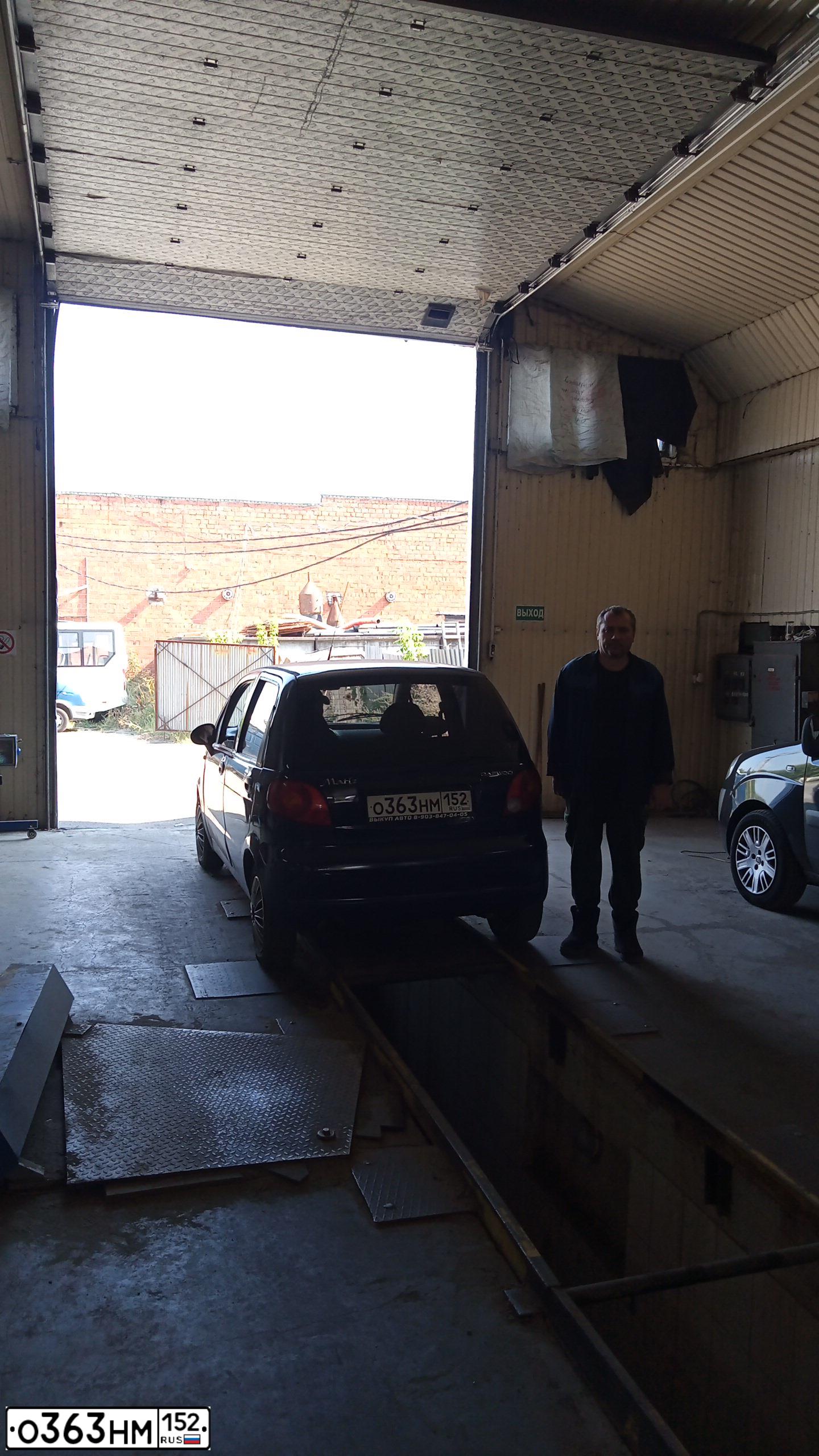 Фото автомобиля DAEWOO MATIZ, 2007 — госномер С182РО27. Цвет: Темно-синий