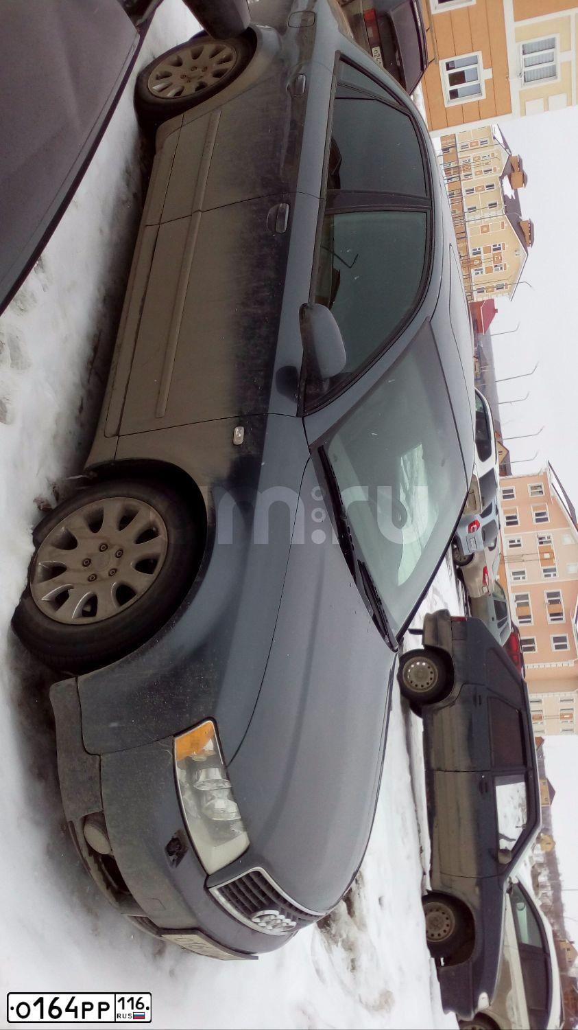 Фото автомобиля AUDI A4, 2003 — госномер О164РР116. Цвет: Серый