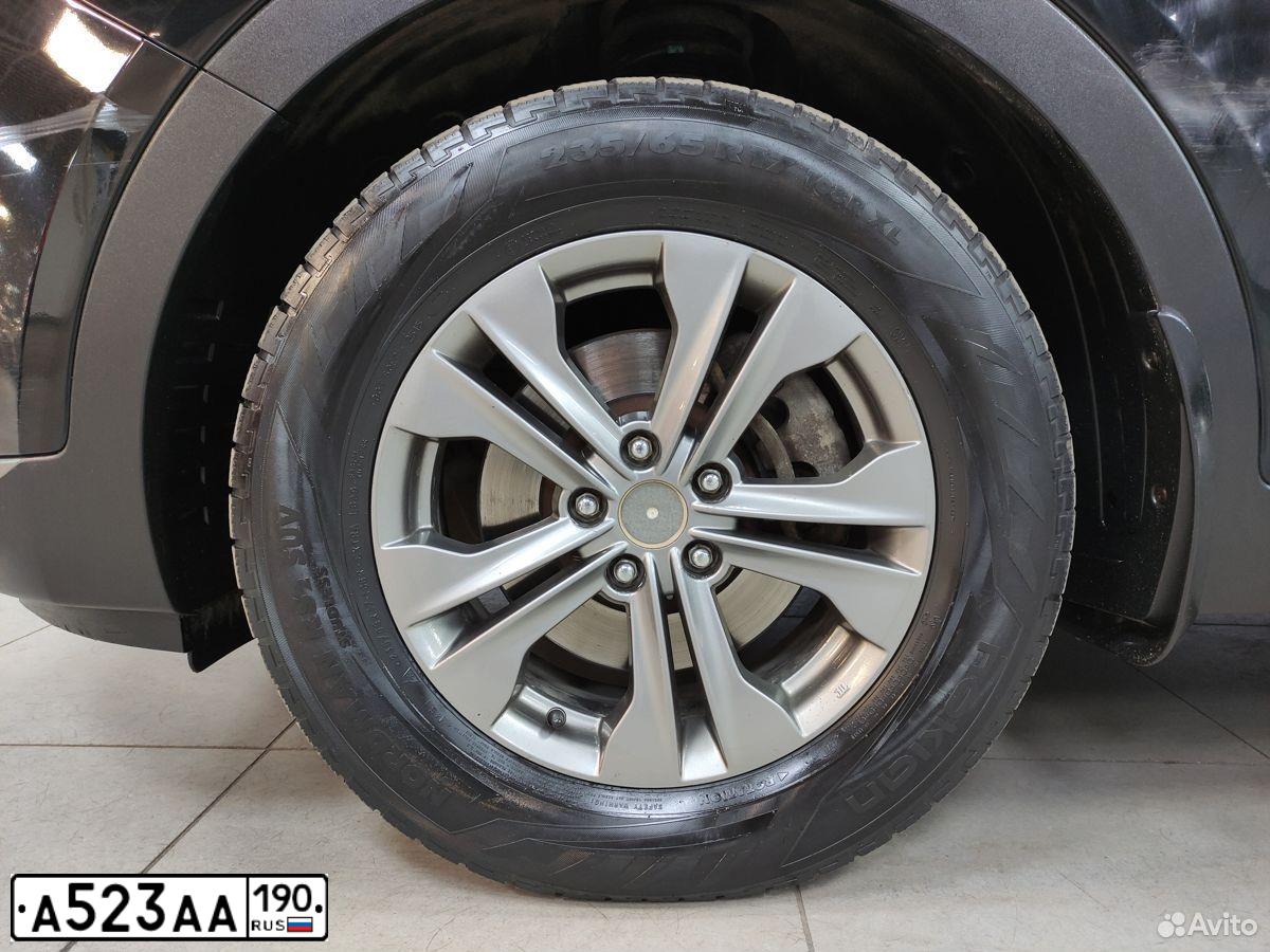 Фото автомобиля HYUNDAI SANTA FE, 2015 — госномер Н266ТО35. Цвет: ЧЕРНЫЙ