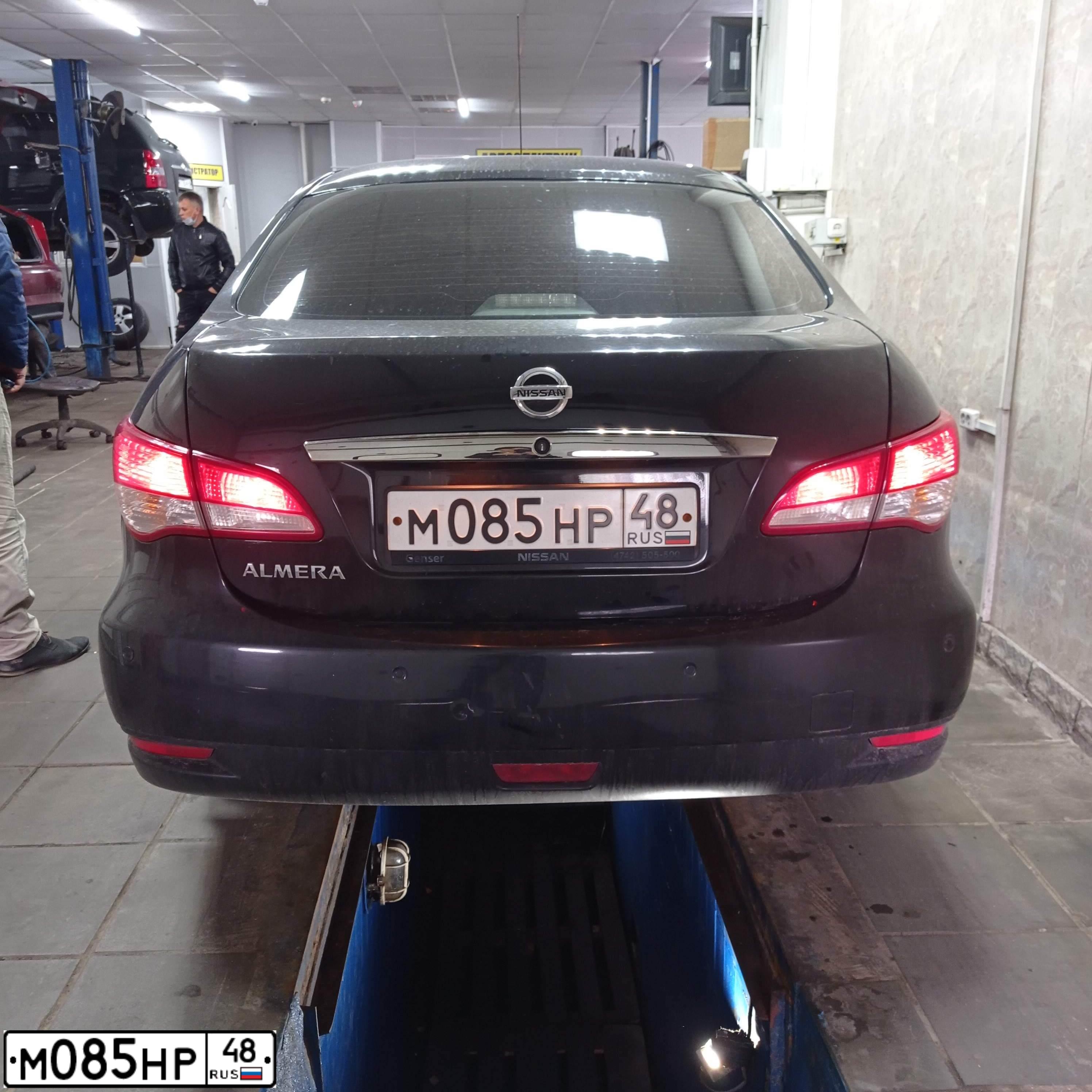 Фото автомобиля NISSAN ALMERA /AVTOVAZ/, 2016 — госномер М085НР48