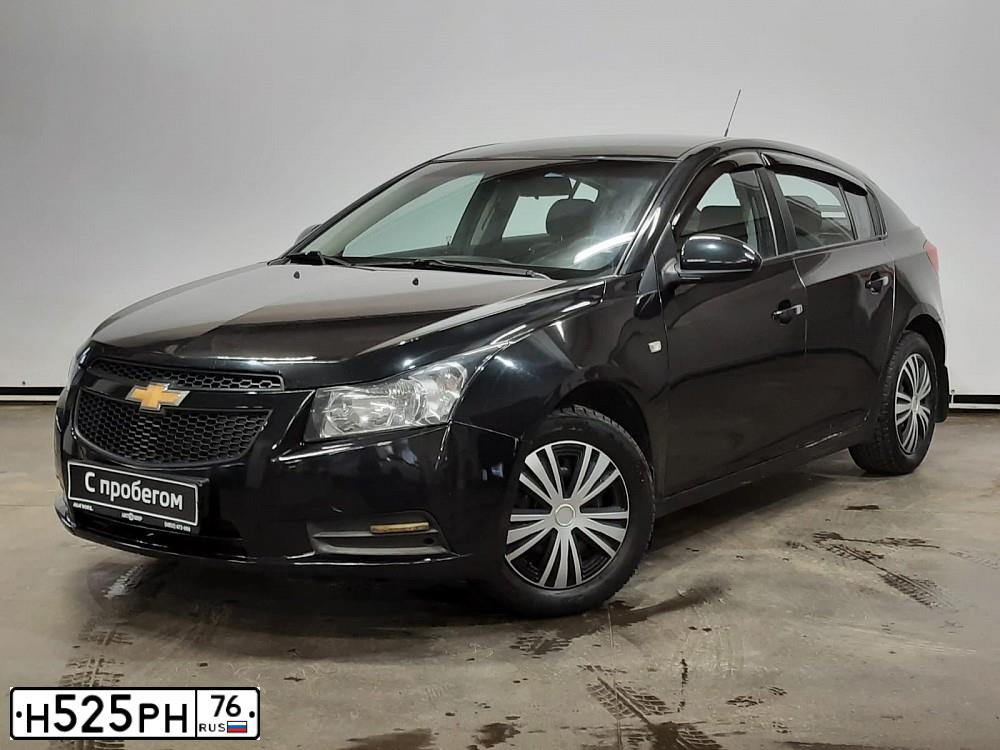 Фото автомобиля CHEVROLET CRUZE, 2012 — госномер М717ОО76. Цвет: ЧЕРНЫЙ
