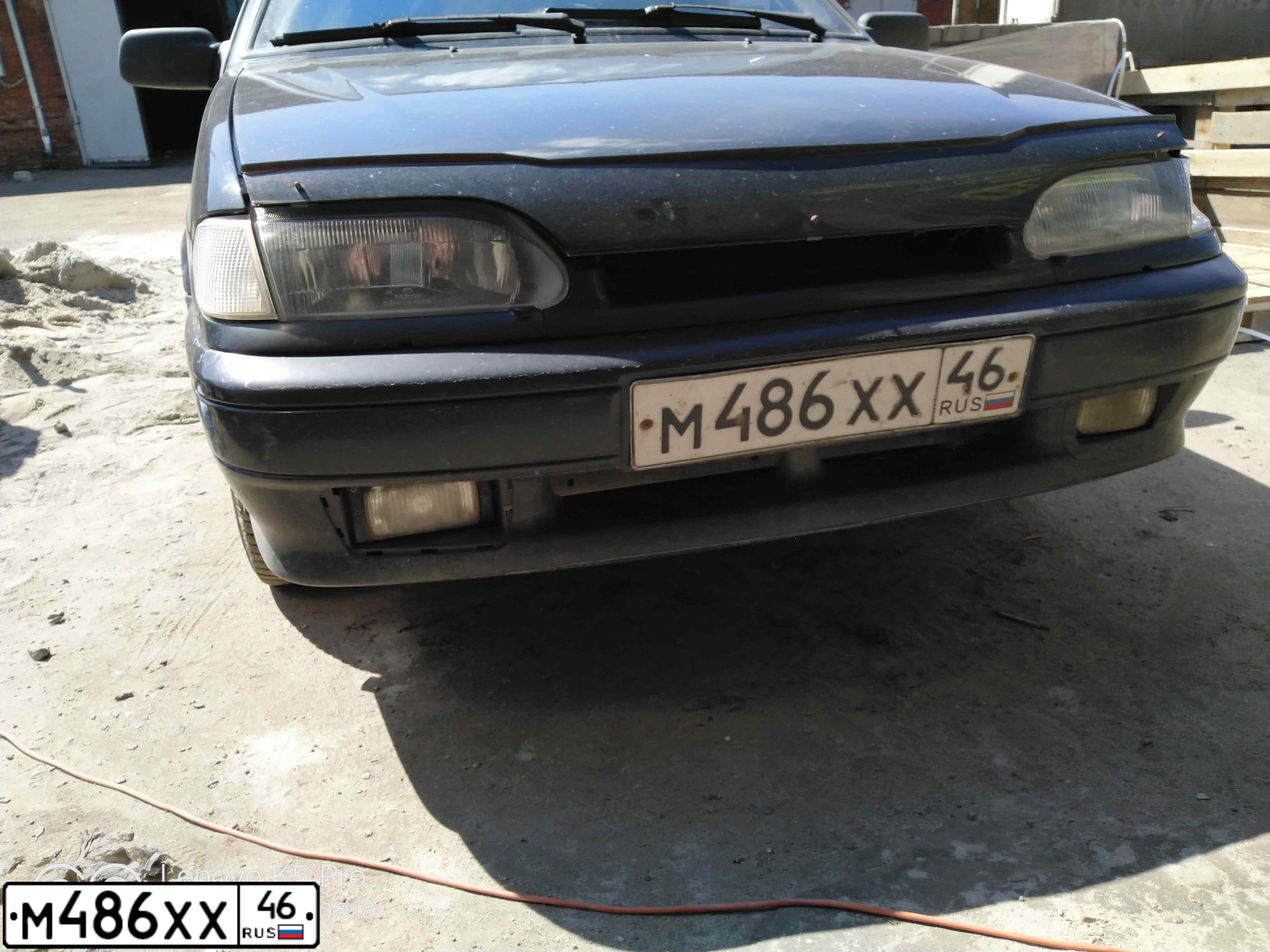Фото автомобиля LADA 2115 SAMARA, 2008 — госномер Р464НР46. Цвет: Темно-зеленый