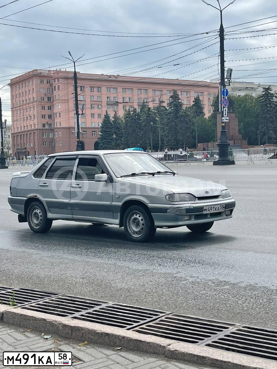 Фото автомобиля ВАЗ 21150, 2004 — госномер О260ВС774. Цвет: Серебристо-Желтый